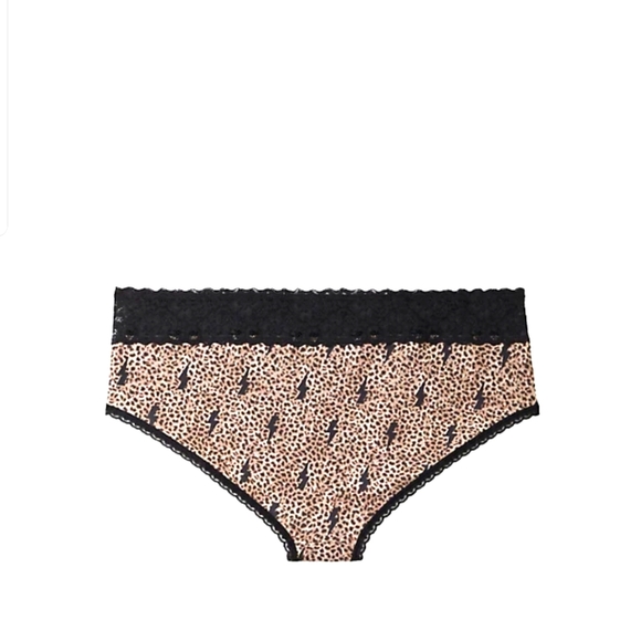 NWT CHEEKY PANTY - WIDE LACE COTTON LEOPARD BOLTS (D1-22) - Picture 2 of 4